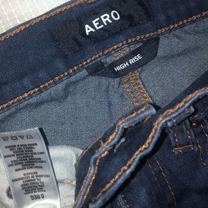 (2/$30) DARK BLUE AERO JEANS SIZE S!